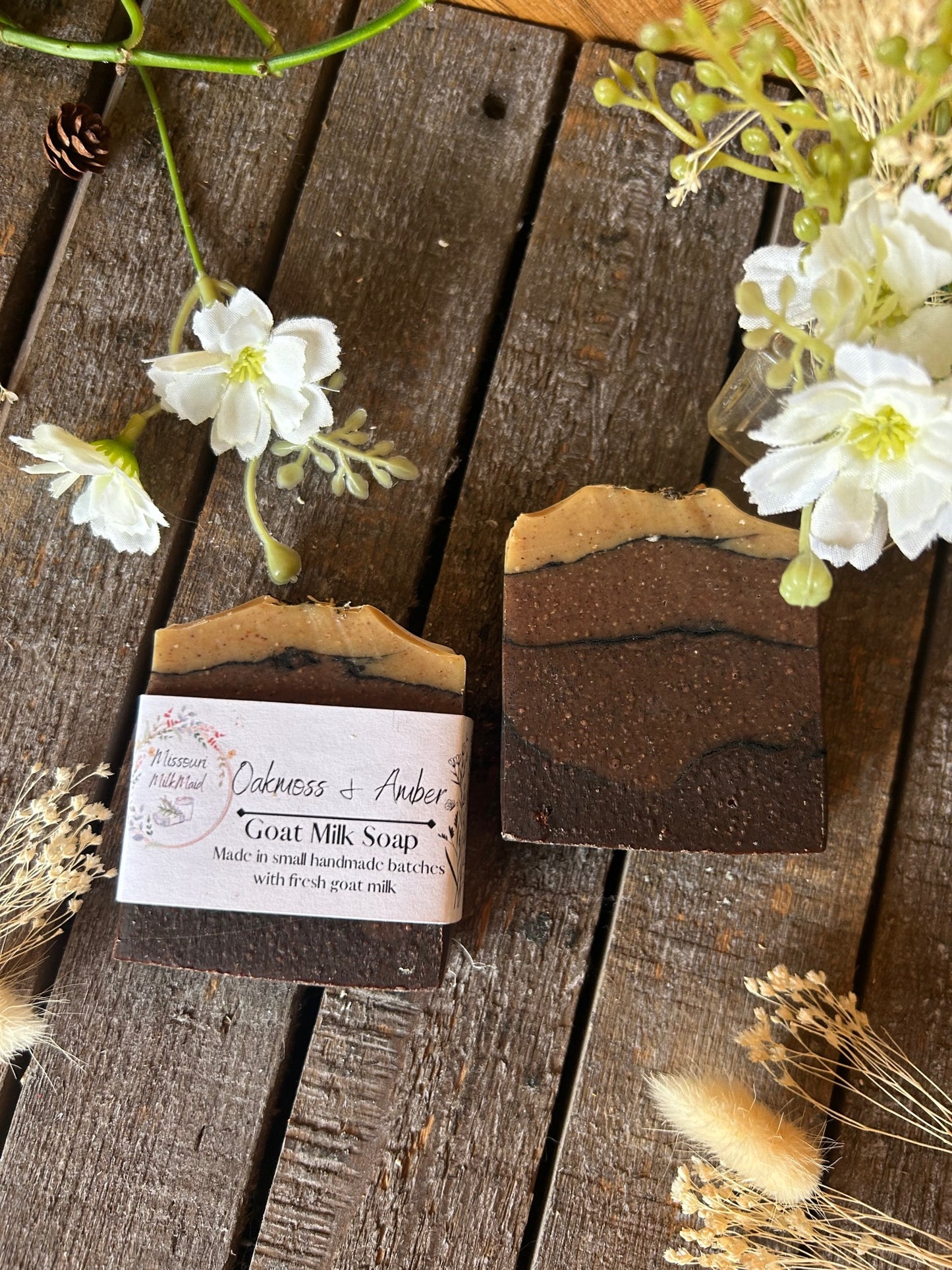 Oakmoss & Amber Goat Milk Soap