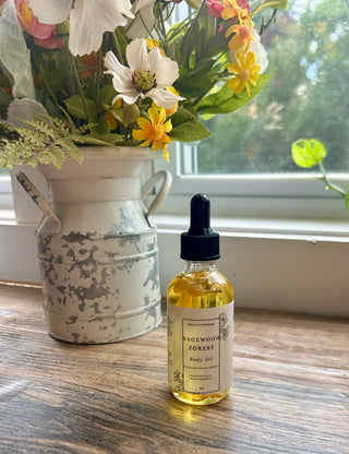 Sage wood body oil 2oz