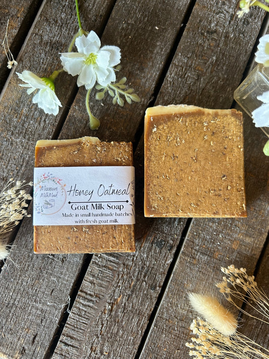 Honey Oatmeal Goat Milk Soap
